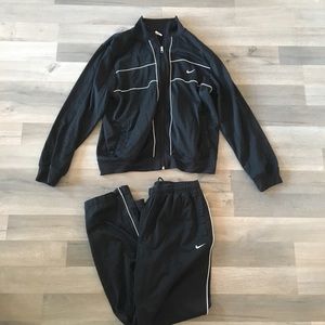 Nike track suit too big Christmas gift.